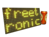 Yellow LED Dot Matrix Display Panel 32x16 (512 LEDs)